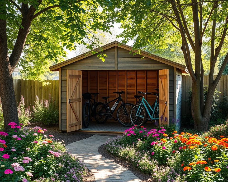 bike storage shed advantages