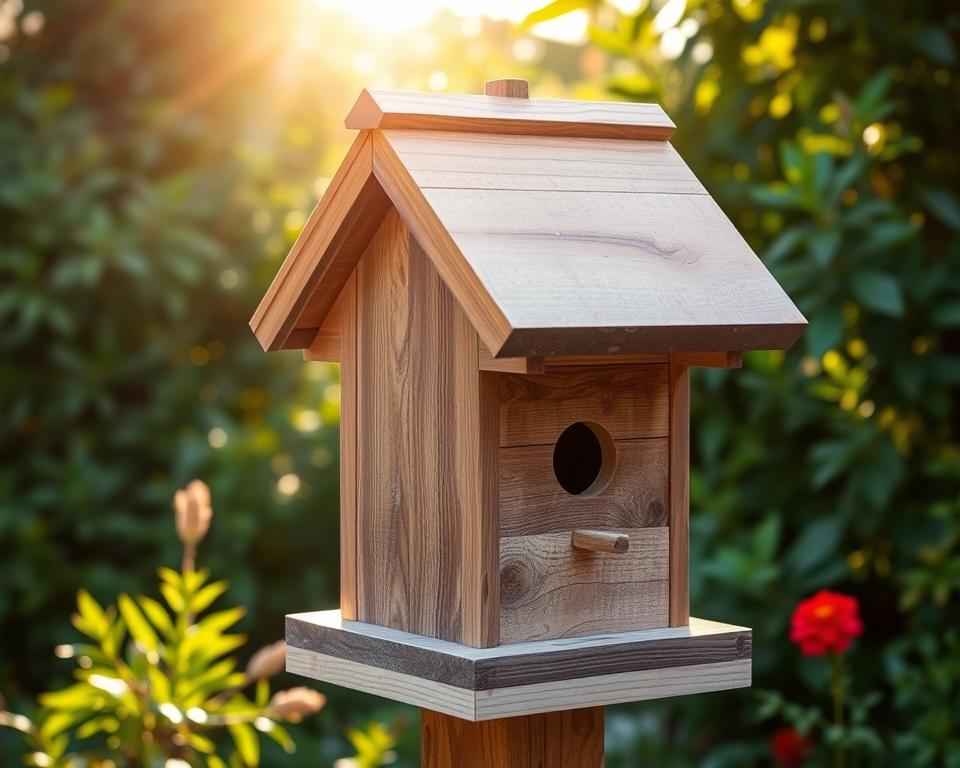 bird box with hinged roof