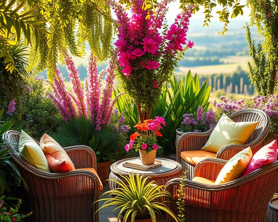 bright garden furniture with colourful cushions bright garden furniture with colourful cushions