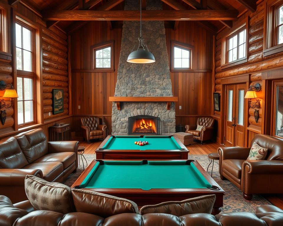 cabin games room layout