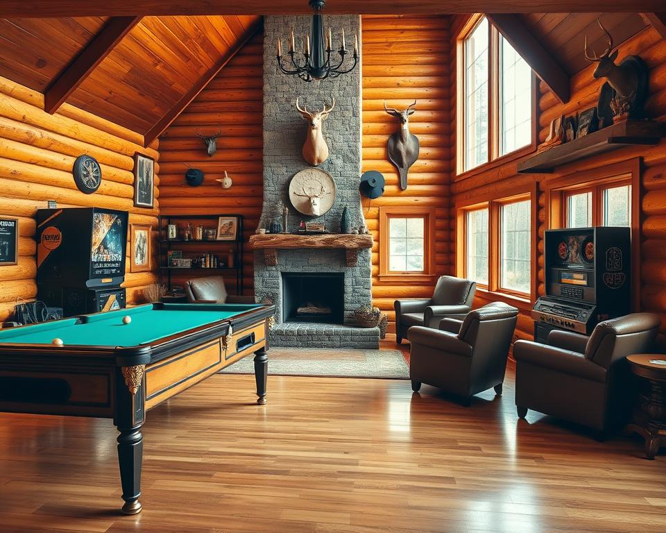 cabin games room layout