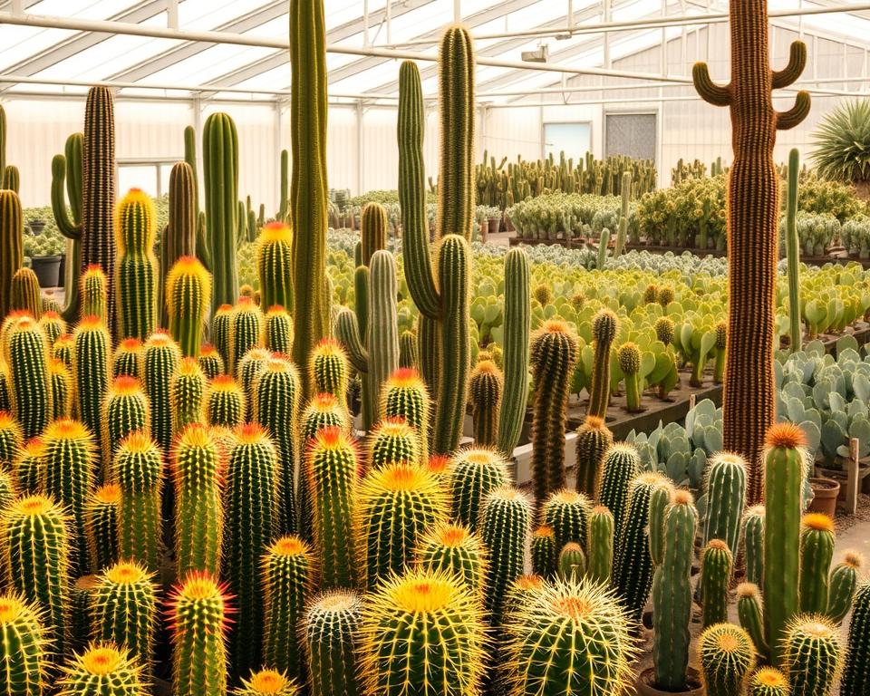 cactus varieties selection for greenhouse