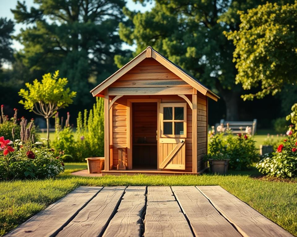 classic wooden wendy house design