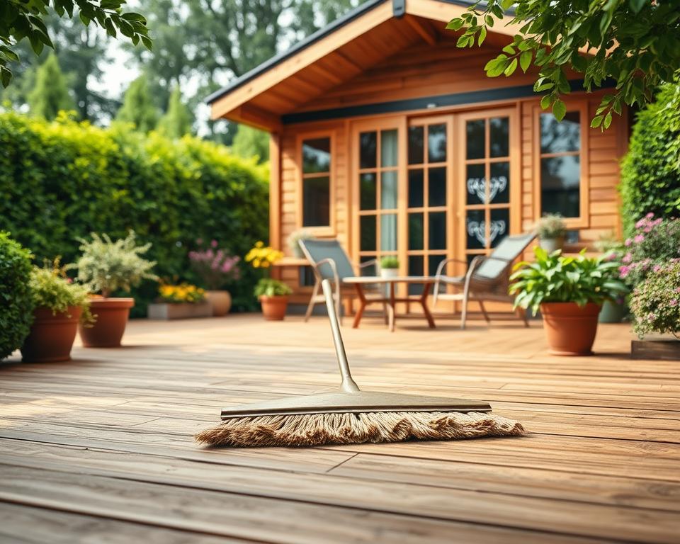 clean summerhouse maintenance
