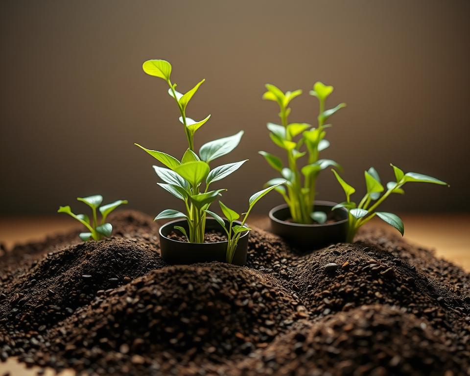 coffee grounds plants