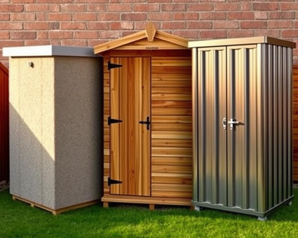 comparing shed material security