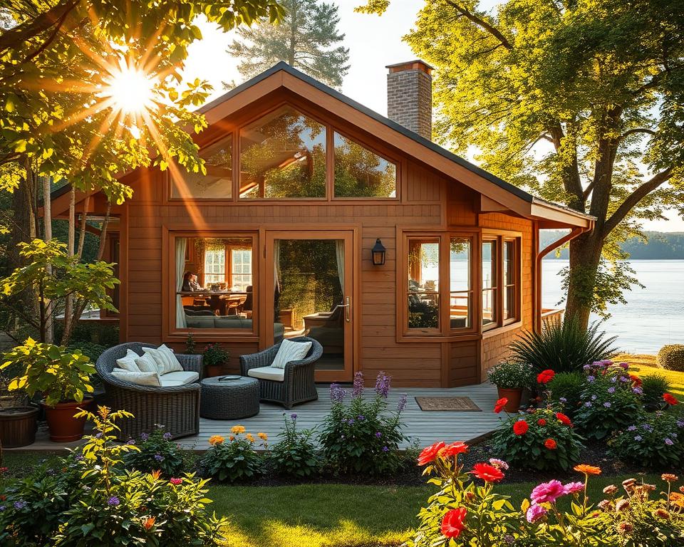 corner summer house concept