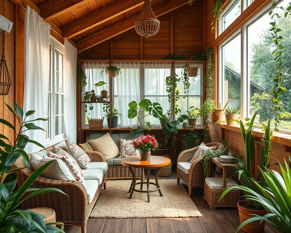 corner summerhouse styling themes