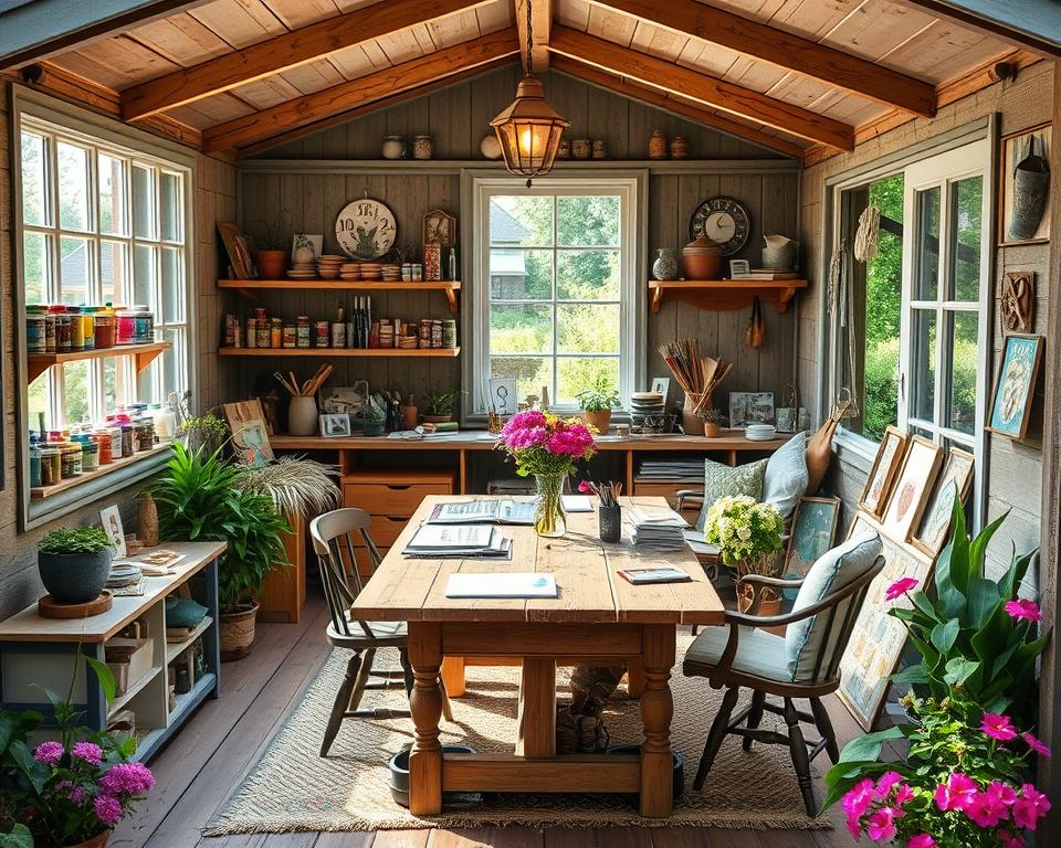 craft studio in garden shed craft studio in garden shed