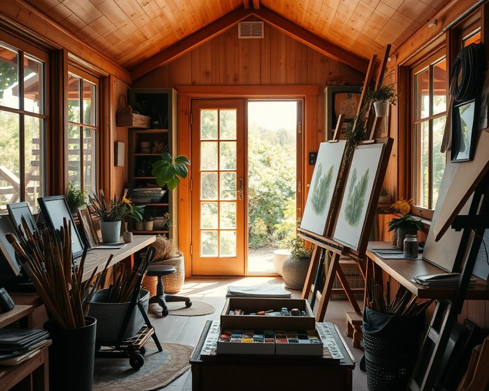 creative design ideas for art studio layouts