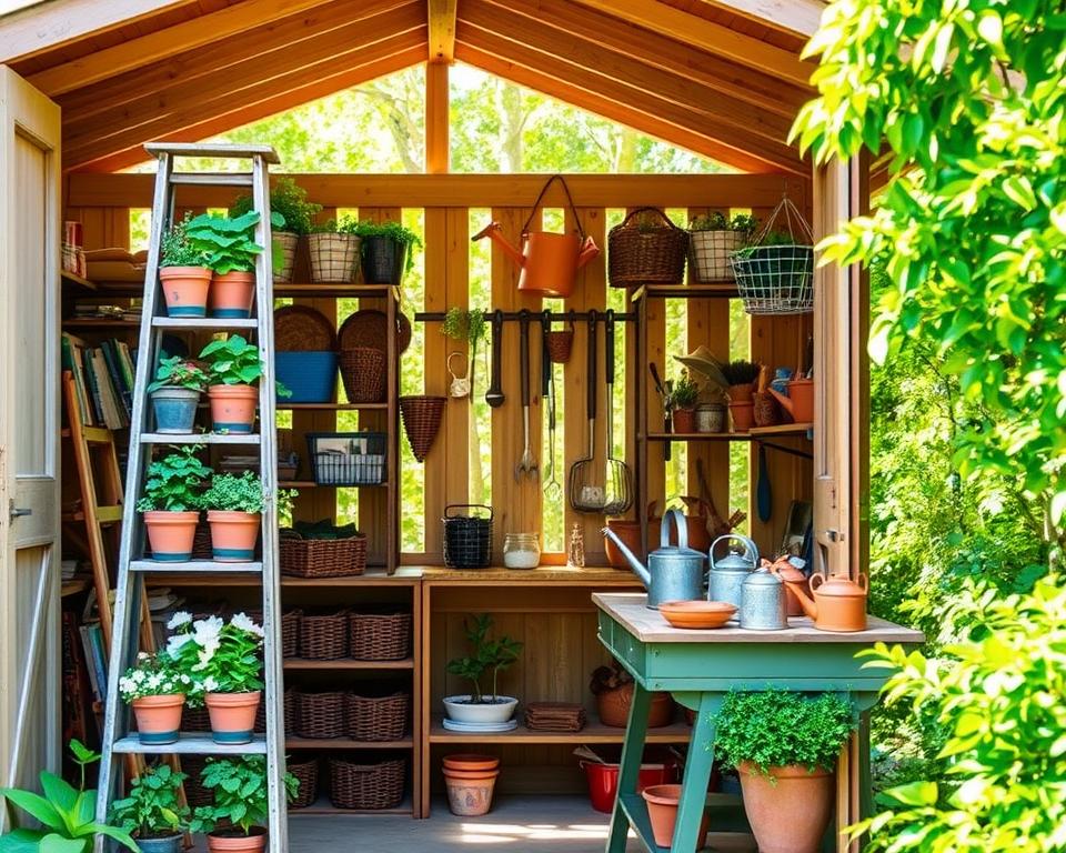 creative garden storage solutions