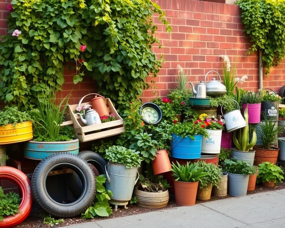 creative reuse upcycling gardens