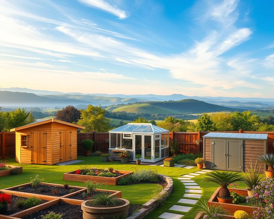 customisable garden building options