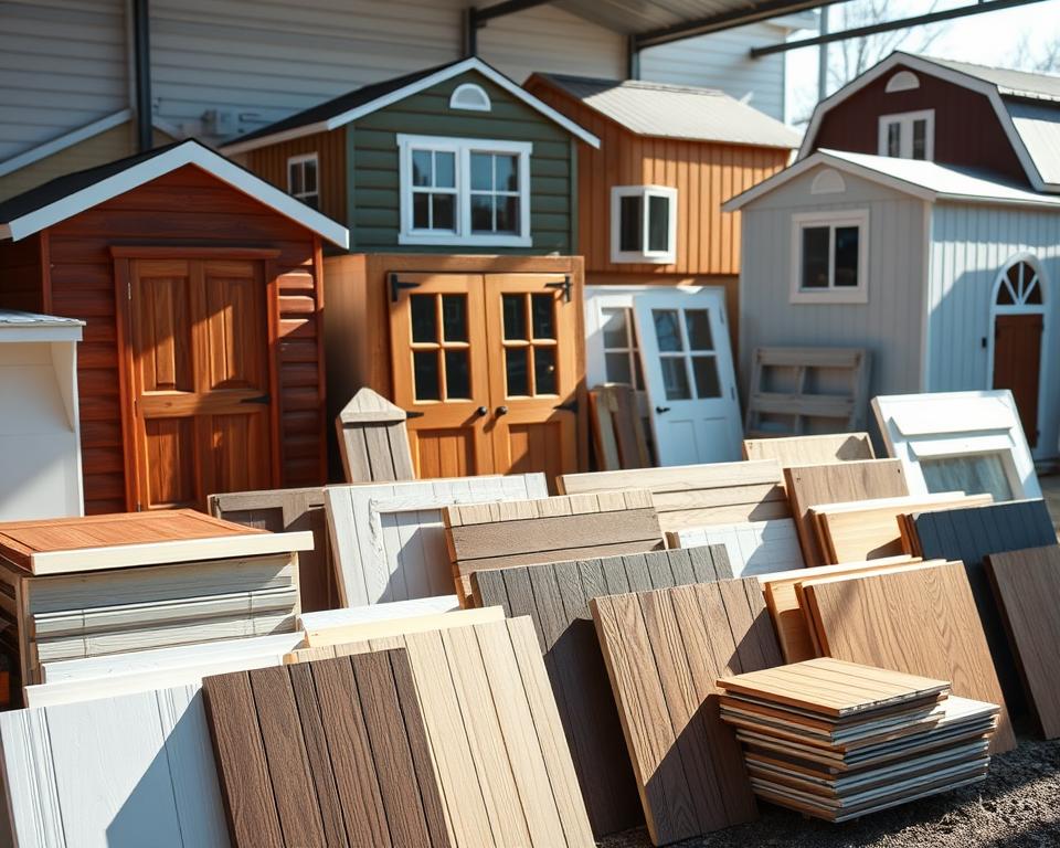 customisation options for vinyl sheds