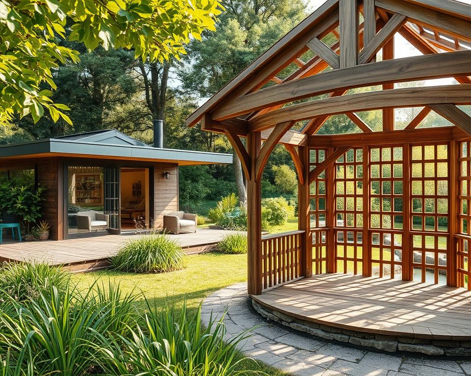 design and material considerations for garden structures