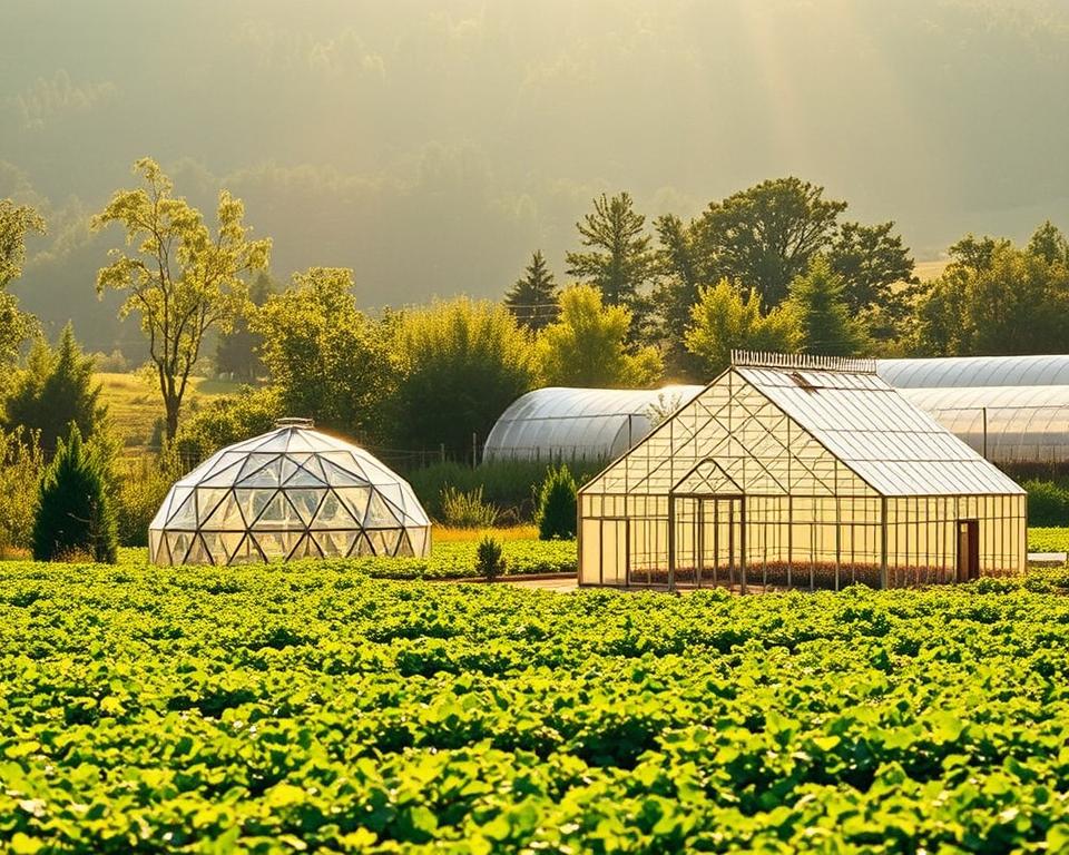different greenhouse structures