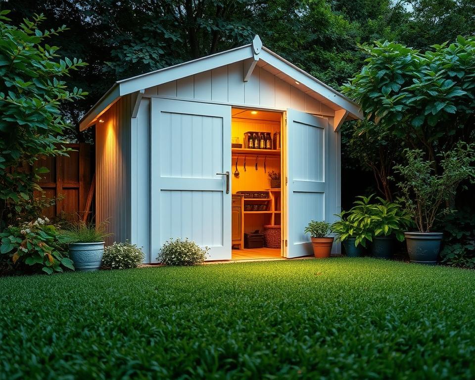 enhancing potting shed aesthetics with insulation and turf
