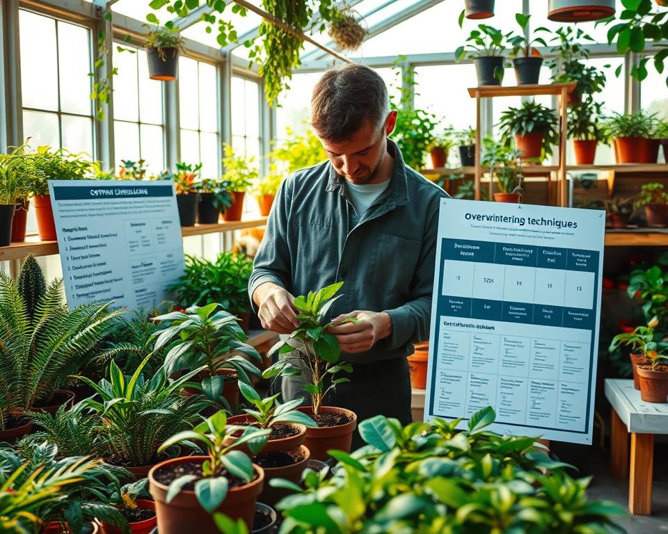 expert gardening advice for overwintering plants