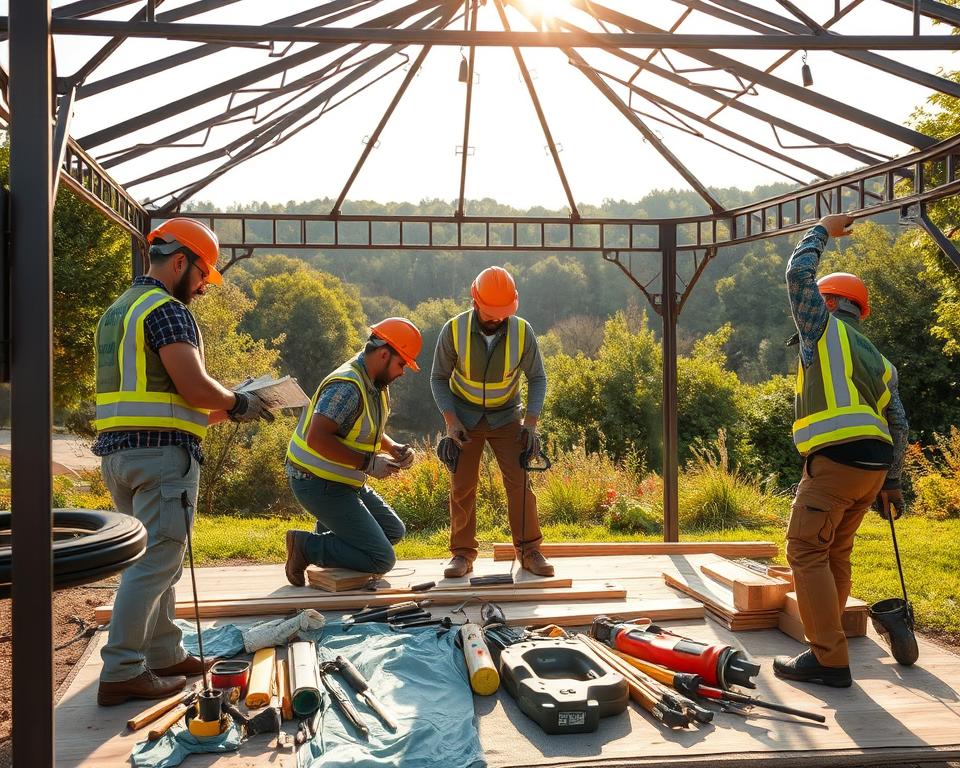 expert gazebo installation team