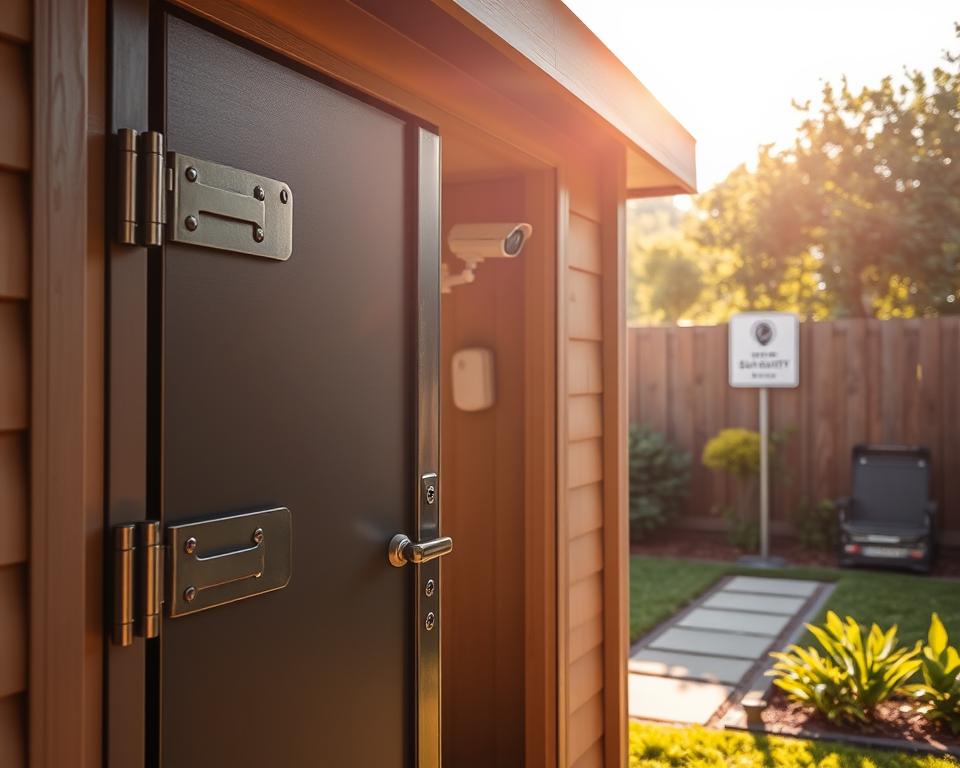 external security measures shed protection