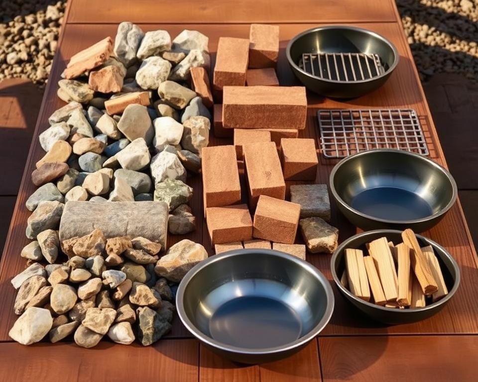 fire pit materials