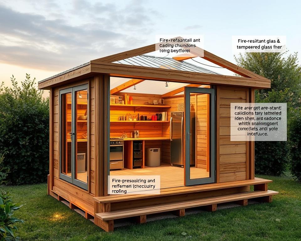 fire-resistant shed construction fire-resistant shed construction