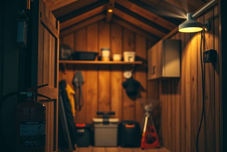 Fire Safety Measures for a Wooden Garden Shed