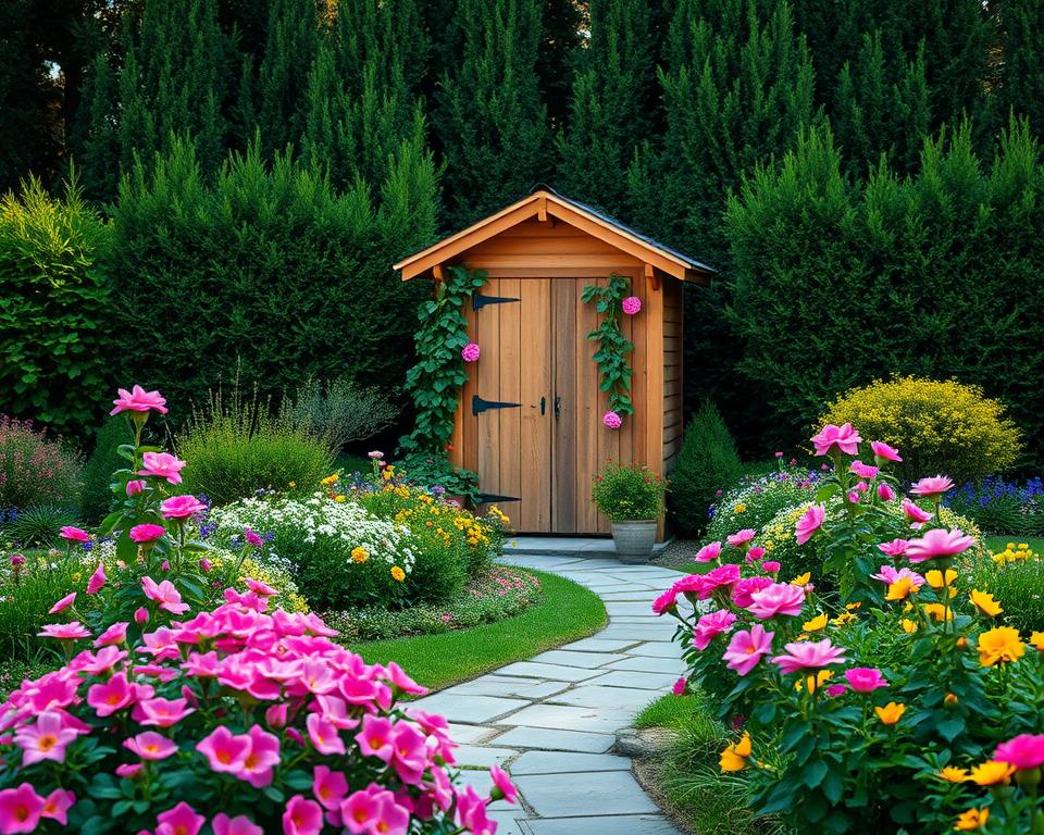 focal point garden area