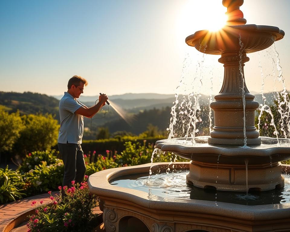 fountain maintenance