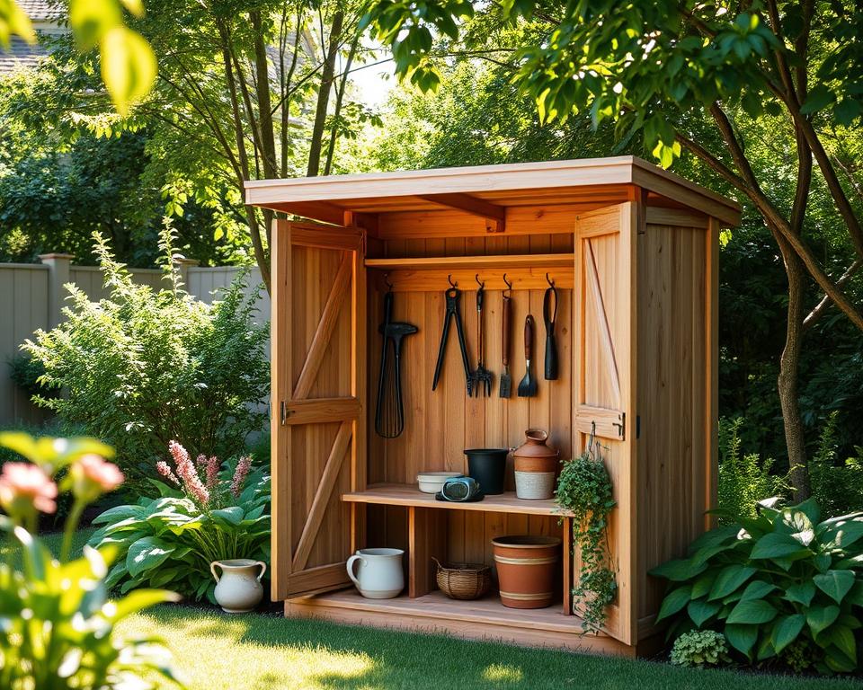 freestanding garden storage