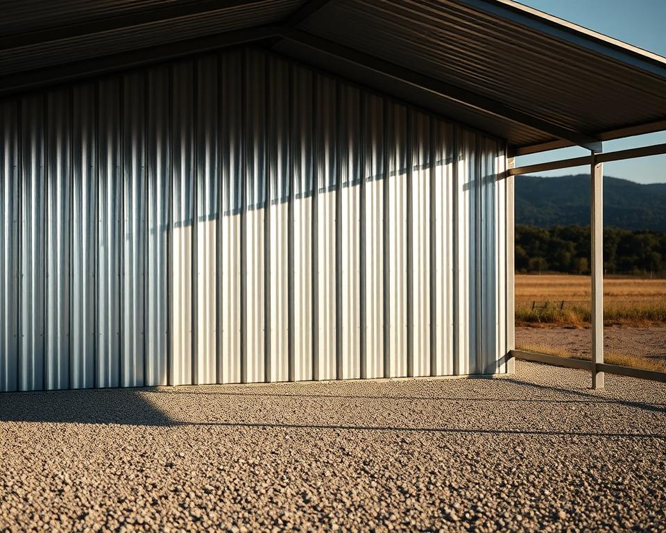 galvanised steel shed construction