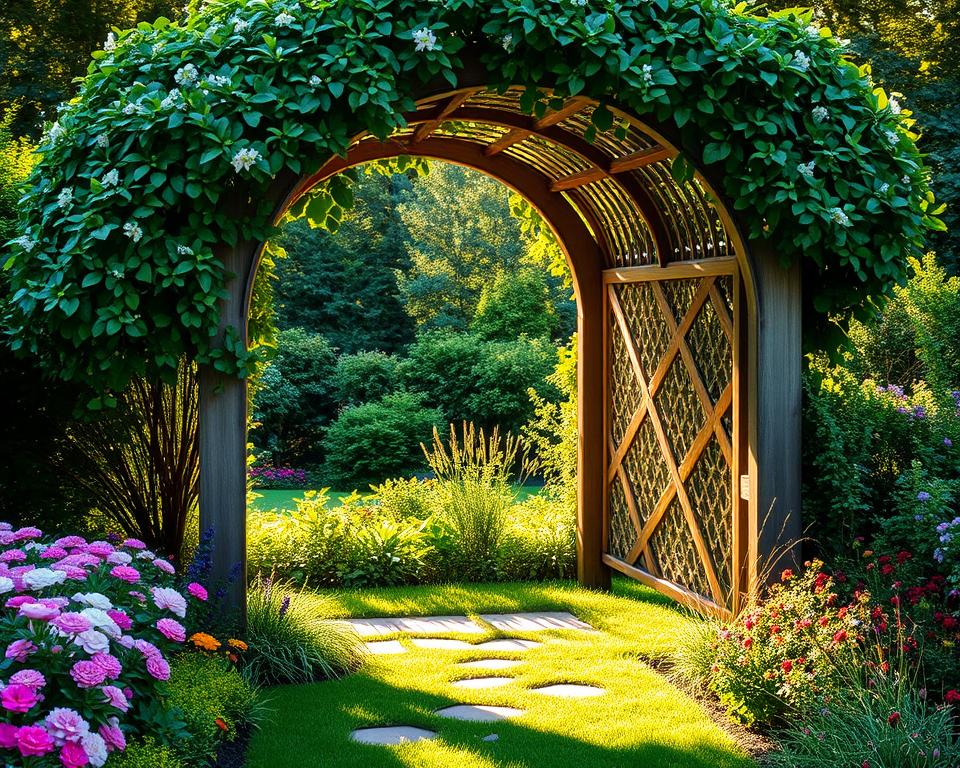 garden arbour positioning for sunlight and shade