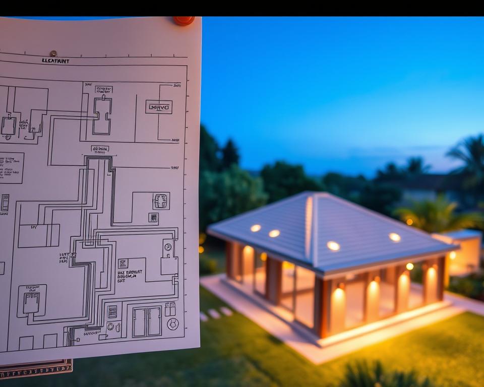 garden building electrical planning