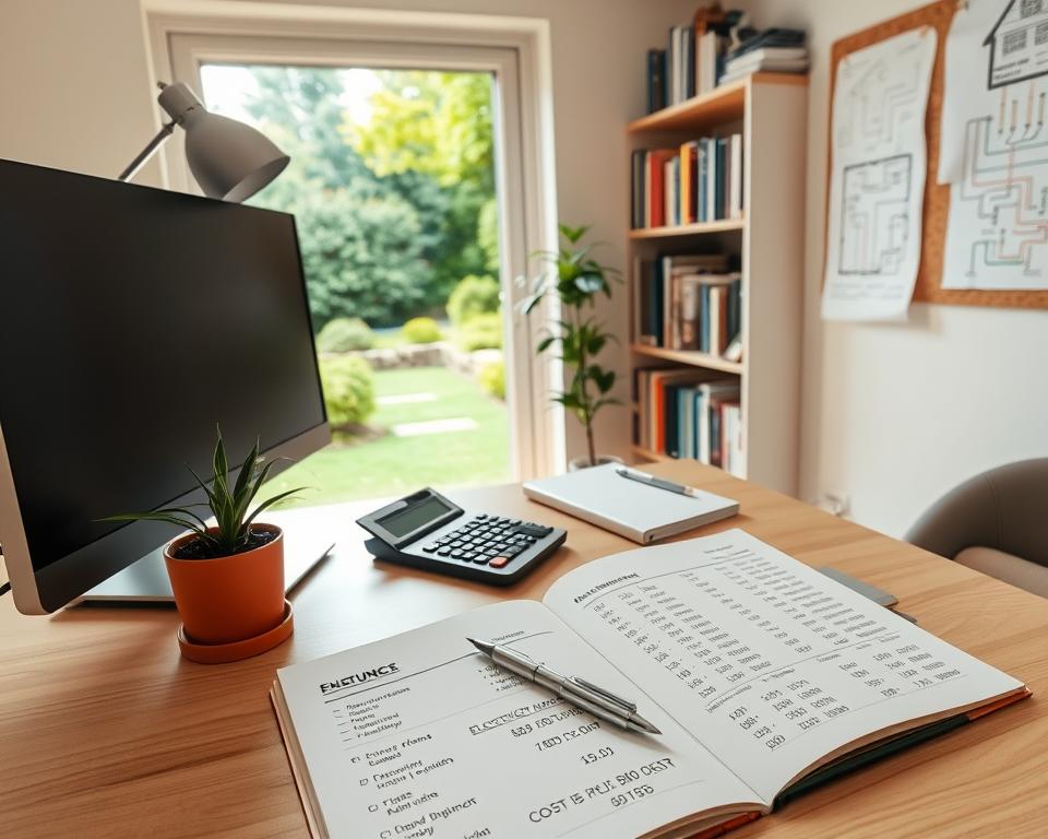 garden building electricity cost budgeting