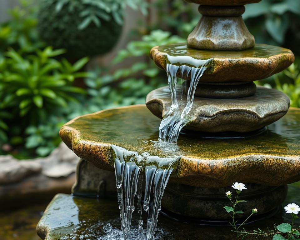 garden fountain