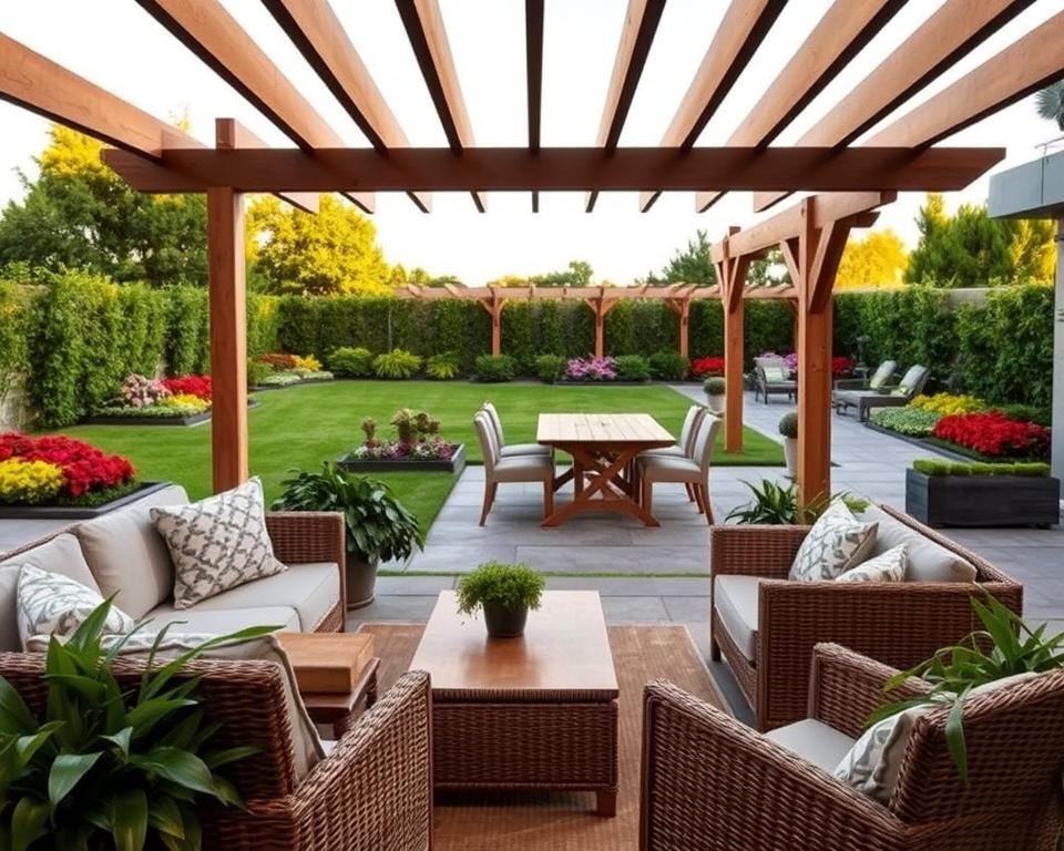garden furniture layout ideas