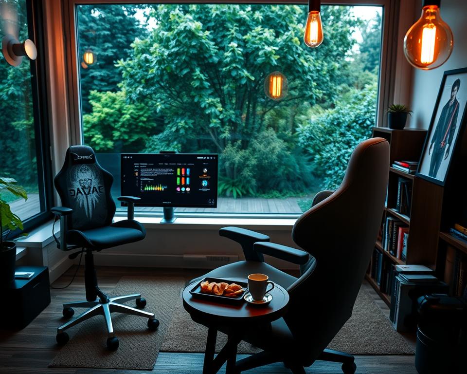 garden gaming room setup