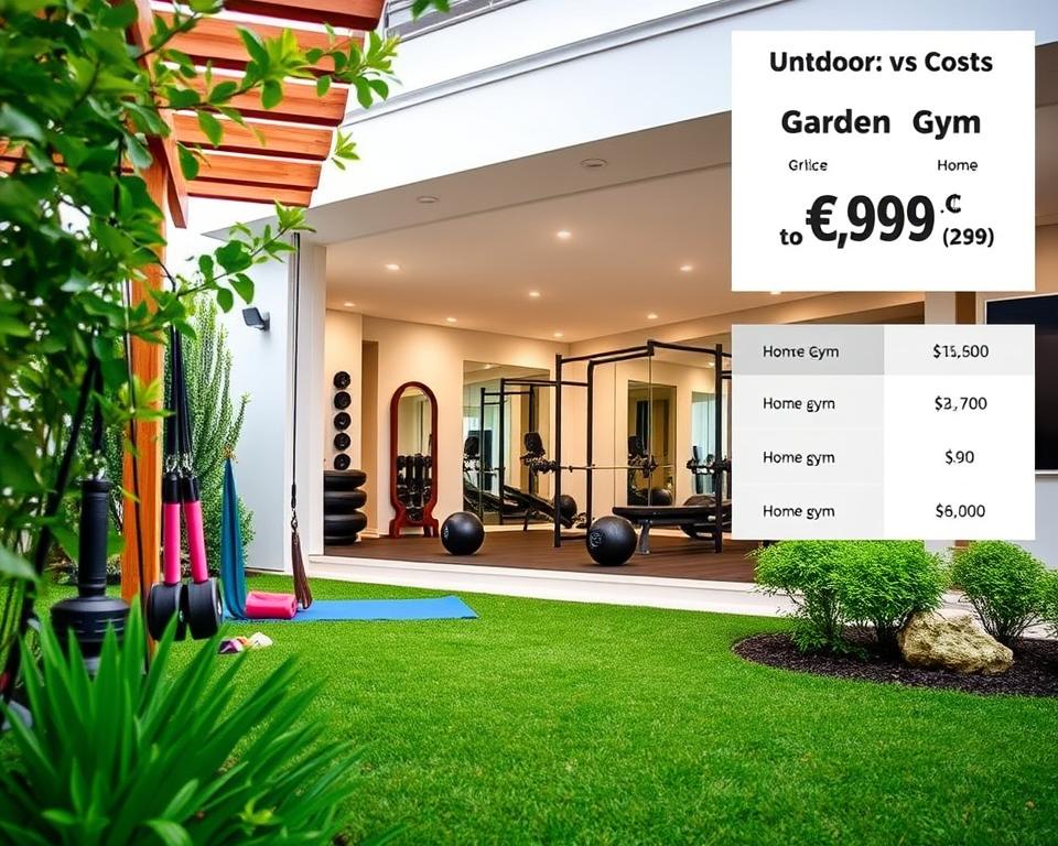 garden gym versus home gym cost comparison