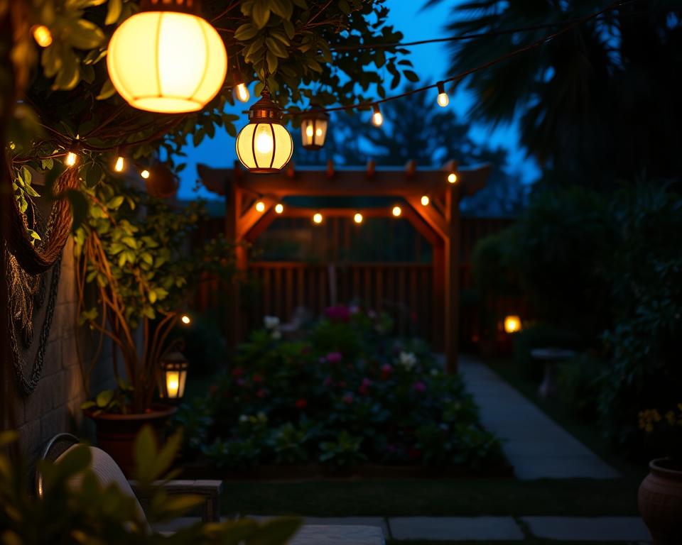 garden lighting ideas