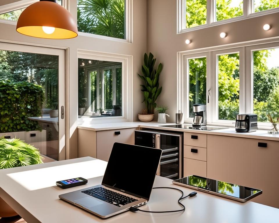 garden office appliances and lighting