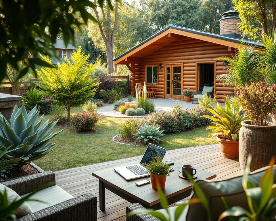 garden office outdoor space