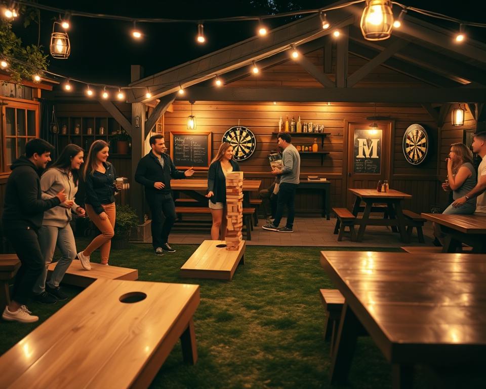 garden pub games and entertainment