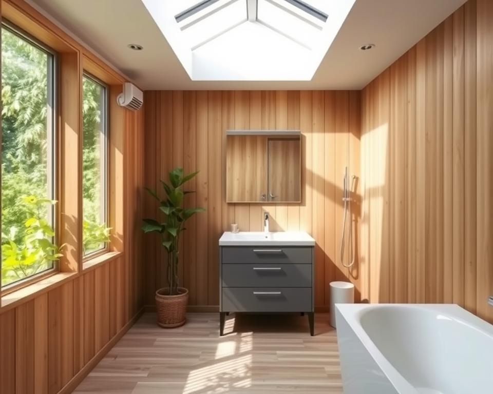 garden room bathroom ventilation and insulation