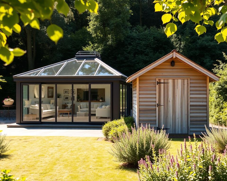 garden room shed comparison features