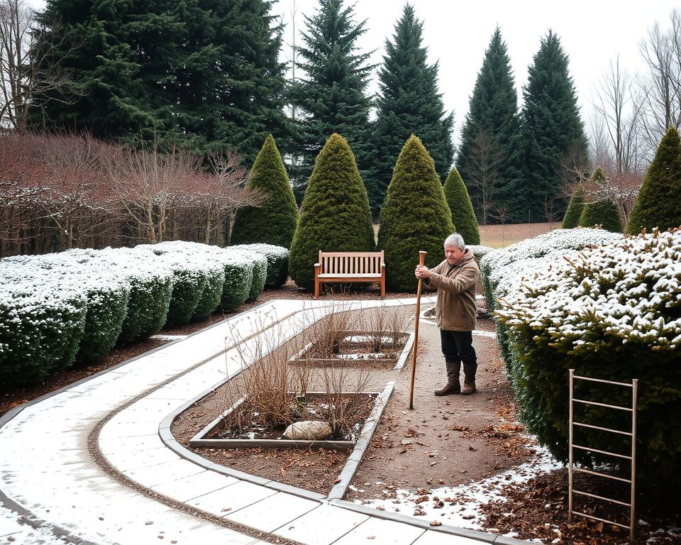 garden winter maintenance