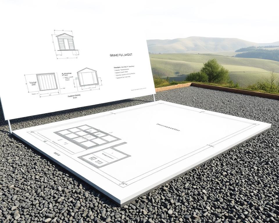gravel shed foundation dimensions planning