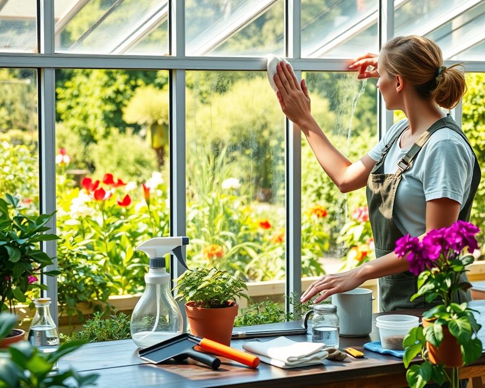 greenhouse cleaning step by step process