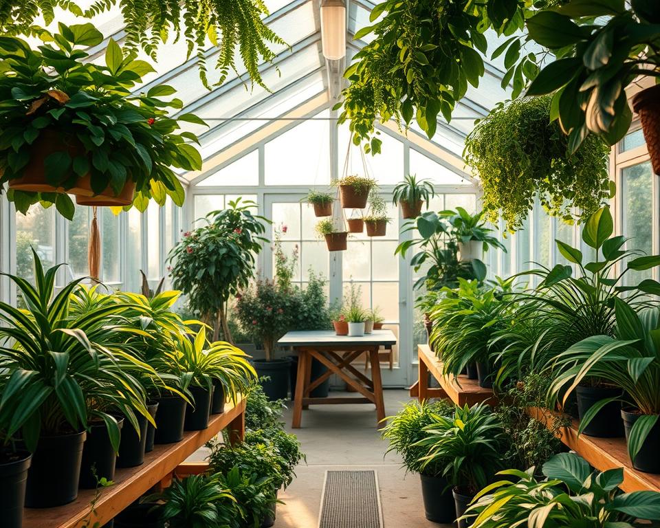 greenhouse lighting setup