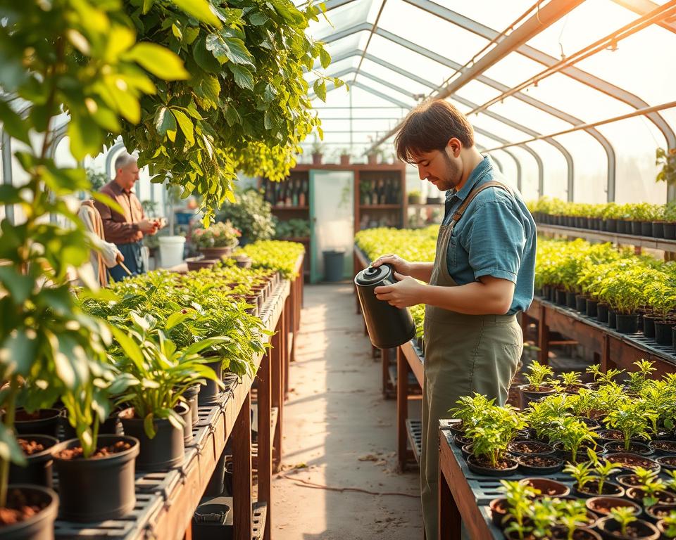 greenhouse maintenance routines