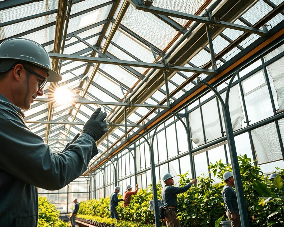 greenhouse structural repairs
